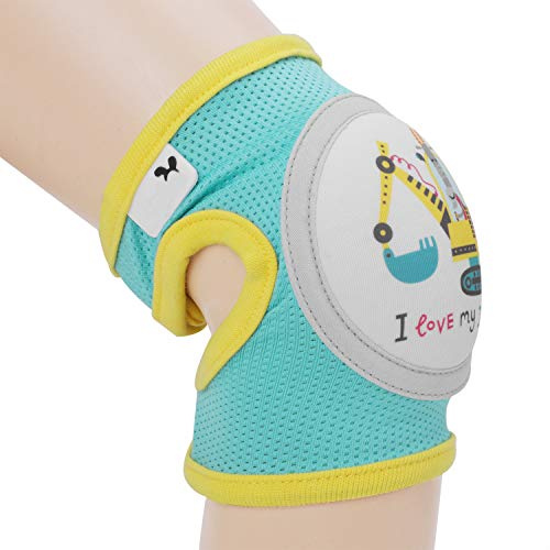 JIAHG Ginocchiera in cotone antiscivolo per bambini dai 2 ai 5 anni, Modello di capra, eine