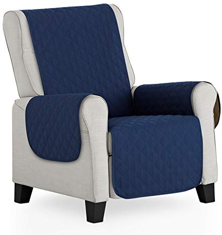 Bestcovers Sessel Überzug 1-Sitzer - Sitzbezug, effektiver Schutz vor Kratzern und Beschädigungen, Universalbezug (Blau)