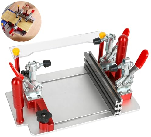 Oberfrästisch, Aluminium-Router, Tisch, Copingschlitten, Oberfräse für Schranktüren, Schubladenfronten, Tischler, Holzbearbeitungswerkzeuge