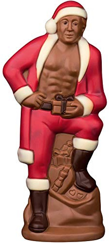 Weibler Confiserie Sexy Schokoladen Weihnachtsmann mit Sixpack 150 g