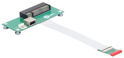 Sxhlseller Adattatore USB M.2 Chiave A/E a PCIE Express 8X, Cavo FPC NGFF Ad Alta velocità Scheda Adattatore USB M.2 Chiave A/E a PCIE 8X Pad Magnetico Professionale per PC
