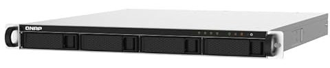 QNAP TS-432PXU - Estación turbo NAS (AnnapurnaLabs Alpine AL-324 ARM® Cortex-A57 4-Core 1,7 GHz, 2 GB DDR4 RAM, 2 puertos RJ-45 2,5 GbE LAN), paquete de 56 TB con 4 discos duros WD Red Plus de 14 TB