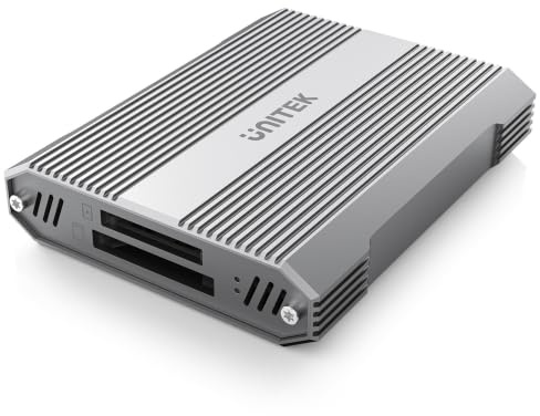 Unitek CFexpress Typ A und SD4.0 UHS-II Speicherkartenleser, 10Gbps | CF Express Reader für CFexpress Typ A/SD/SDHC/SDXC/SDUC, Plug and Play, kompatibel mit Windows/Mac/Linux/Android