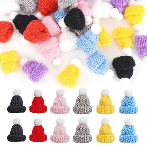 EIHI Weihnachtsmütze, Tree hut, Wichtel zubehör weihnachten, Mini sombrero, Niko lausmütze, Mini partyhüte, Weihnachten mütze (Mehrfarbig 2)