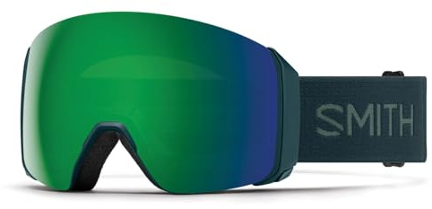 SMITH 4D Mag XL Snow Goggles – Adult Ski & Snowboarding Goggles with BirdsEye Vision, Anti-Fog Performance & 100% UV Protection – for Men & Women – Pacific, ChromaPop Everyday Green Mirror