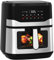 Nyxi 9.2L, XL Capacity Air Fryer with Visual Window, Digital Display, 9 Preset Cooking Modes, Adjustable Temperature, Timer, Overheat Protection, Non-Stick Tray (Single Basket, Model 3874)