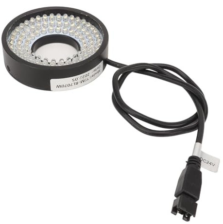 Tbest LED -Mikroskopkamera -Licht, Einstellbare Stereo -Mikroskop -Lampe aus Allen Winkeln für Industriekameras, Kleine Drehstoffe, Ferngläser und Professionelle Mikroskope