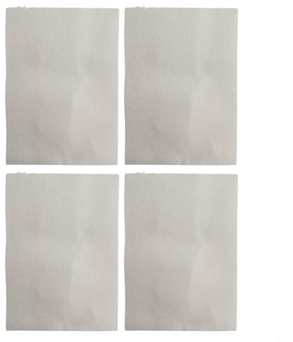 Jotekonoby Ceramic Fiber Gasket for Fireplace and Stove Door Seal - 210mm x 145mm x 2mm High Temperature Resistant Material for Exhaust Pipe and Chimney Glass(4PCS)