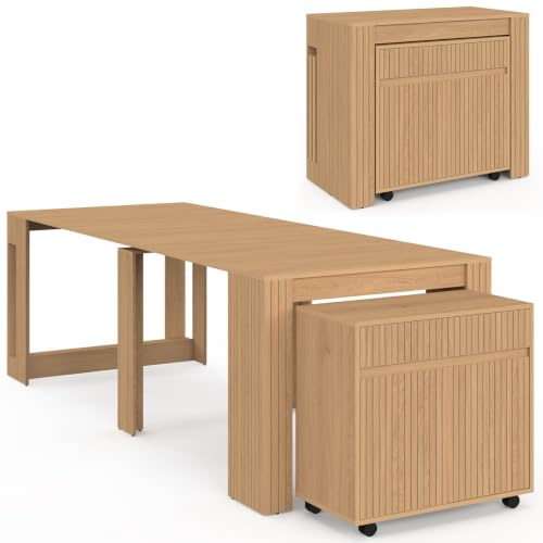 IDMarket - Table Buffet Extensible Juliette 10 Personnes 235 cm