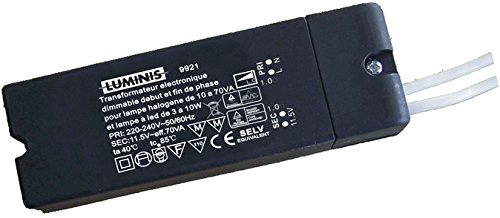 pronetelec transformador electrónico híbrido Dimmable LED & halógena 12 V