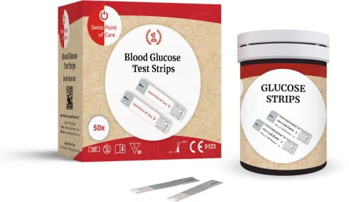 Swiss Point Of Care On Call Extra Glukostestremsor i ny design, 50 stycken | för On Call Extra och Swiss Point Of Care Glukosmätare