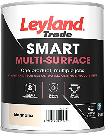 Leyland Trade Smart Multi Surface Paint 750ml Magnolia L-423338