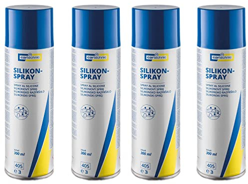 CARTECHNIC 4X Silikonspray Gleitmittel Trennmittel Pflegemittel Schutzmittel 300 ml