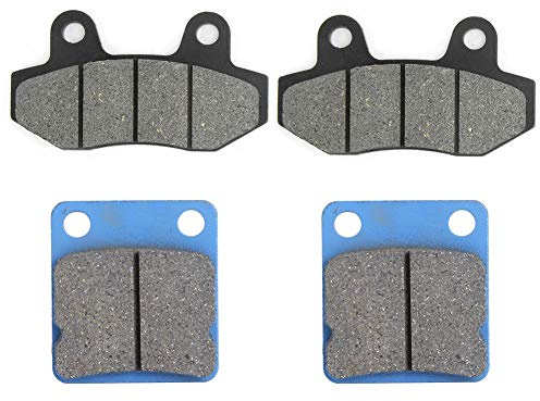 Plaquettes de Frein Avant/Arrière, Compatible 50-160cc | Compatible 50 90 110 125 140 150 160cc Pit Bike et Cross | Haute Résistance à l'Usure | Freinage Fiable et Sécurisé