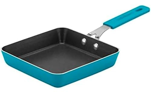 Cuisinart 5730M-14TQ 14cm Mini Square Fry Pan - Turquoise