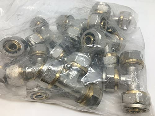 10x Klemmring Schraubfitting Klemmverschraubung Verbundrohr 16 mm T Aluverbund