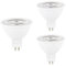 GU5.3 MR16 Bombilla LED 6W ZRJIA AC 220-240V blanco cálido 3000K Lámpara halógena 60W equivalente, lámparas base GU5.3 6W, sin parpadeo, 600LM no regulable 120 °- 3 piezas