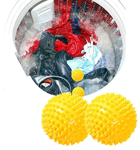 Washing Laundry Ball, Laundry Tumble Dryer Balls, Reusable Laundry Tumble Drying Balls Washing Machine Hair Catcher Clothes Will Come Out Soft, Fluffy, Fewer Wrinkles and Less Static Cling