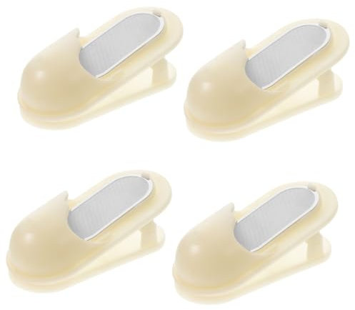 SEWACC 4 Stück Anspitzer Kinder stationär Bleistift-Zeigerschleifer Zeichenbleistiftspitzer rollschärfer pencil sharpener Skizzenzubehör skizze bleistiftschleifer Rostfreier Stahl Beige