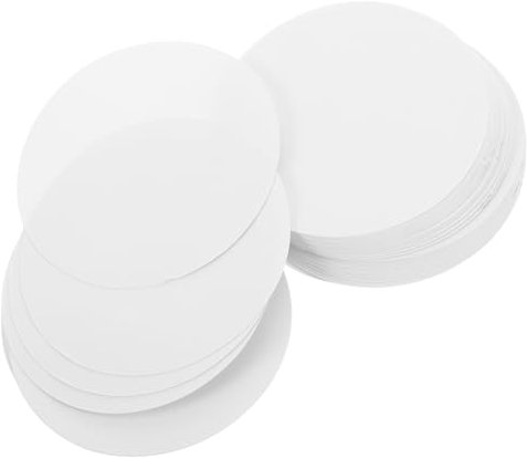 DIYEAH 100stücke Papiere Blanko-bastelpapiere Runde Blanko-spielkarten Zum Beschreiben Mehrzweck-bastelpapiere Diy-blanko-papier Für Abzeichenherstellung Blanko-spielkarten Diy-zubehör Pa
