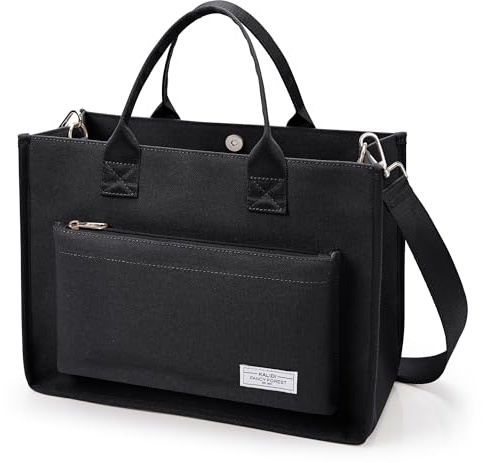 KALIDI Shopper Tasche Damen Groß Arbeitstasche Handtasche Crossbody Bag | Canvas Damen Umhängetasche Tote Bag für Arbeit Büro Reisen Einkaufen Schule