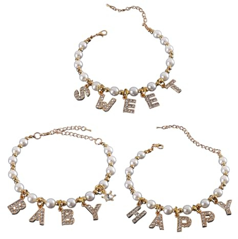 X-Institute Glitzernde Katzen-Strass-Anhänger, Halsband für Katzen, Mädchen, Hochzeit, kleine Katzen, Halskette, dekorativer Schmuck, 3 Stück