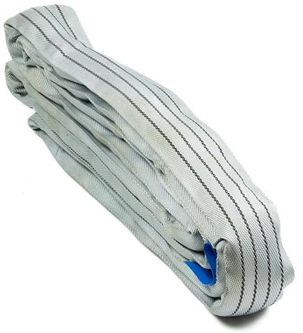 ALFA LOGISTIK Imbracatura rotonda 2 m circonferenza 4t portata – imbracatura rotonda EN1492-2 – Cinghia rotonda in poliestere – imbracatura rotonda 4t portata