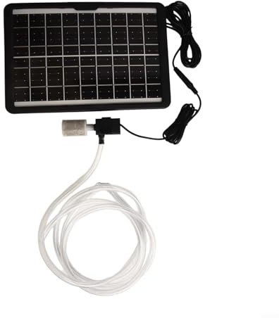 Bomba sumergible de energía solar, bomba de filtro solar de estanque de 12 V con panel solar de 6 W para acuario