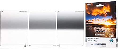 COKIN NUANCES Extreme Reverse-Set GND4/GND8/GND16 Reverse Grauverlaufsfilter - widerstandsfähiges Mineralglas - XL (X-pro Serie) 130mm