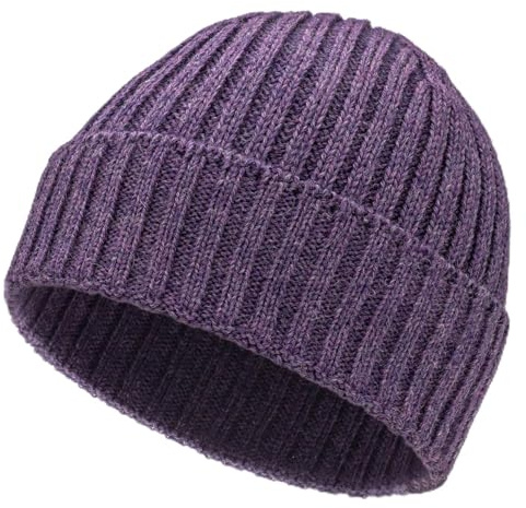HANSA-FARM | Weiche Damen & Herren Alpaka Mütze aus 100% Alpaka Wolle in +14 Farben - Hochwertige Winter Strickmütze/Beanie Wollmütze