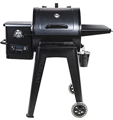 Pit Boss 550 Navigator Series Grill e forno per affumicatura (fino a 260 gradi, ripiano pieghevole, rivestito in porcellana) 10613