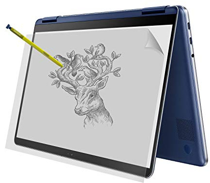 Thorani 2 Stück Paper-Feel Schreib- & Zeichenfolie für 13.3 Zoll (16:9) Laptops - kompatibel mit Smart-Pencils und Stylus