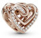 Pandora Sparkling Entwined Hearts Charm 789270C01