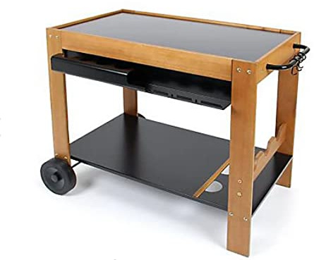 Marque : Lifetime Chariot DE Service pour PLANCHA GAZ OU Electrique Barbecue sur roulettes