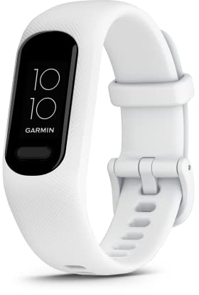 Garmin vívosmart® 5, Fitness Tracker, Long-Lasting Battery, Simple Design, White