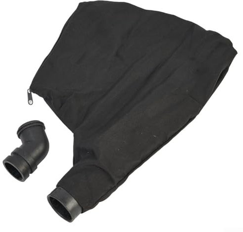 Sac à poussière, noir pour ponceuse à bande avec connecteur, compatible avec ponceuse à bande 9403