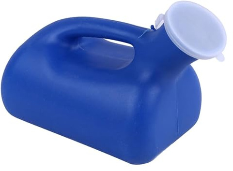 Urinflaschen für Männer Männliches Urinal, 2000 ml, tragbares Herren-Töpfchen, Urinflaschensammler, Reisetoilette
