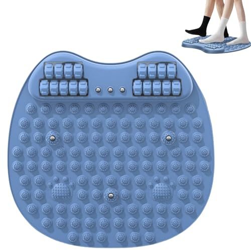 KyneLit Jogging Acupressure Board, Foot Massage Mat, Super Jogging Acupressure Board for Relaxation and Dredging Meridians (Blue)