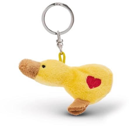Porte-clés Canard avec cœur 5cm