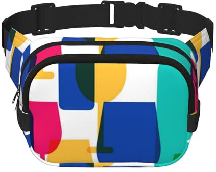 GSGCSBYMLG Borsa da viaggio con stampa di bicchieri da cocktail e bottiglie di vino, quadrata, a doppio strato, Nero , Taglia unica