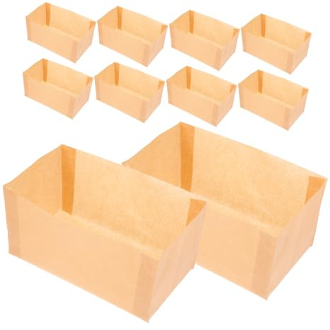 Mobestech 50pezzi Stampi Per Pane Usa e Getta Pirottini Antiaderenti Per Torte Dolci e Snack Realizzati in Da Forno Alimentare Sicura e Durevole