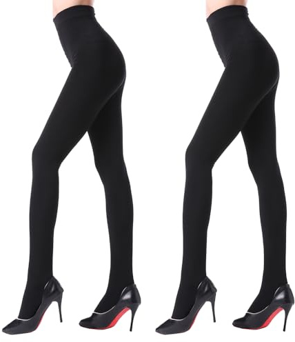 thermo strumpfhose damen, hoch taillierte Bauchkompressionsstrumpfhose bauchweg strumpfhosen damen winter