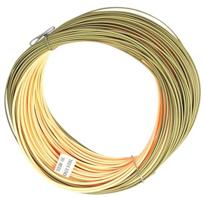 MERIGLARE Fliegenschnur Forellenangelschnur Fliegenfischen Zubehör Weitwurf Schwimmend Spey Weight Forward Fliegenfischschnur, WF5F