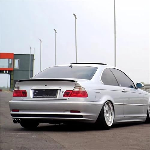 Auto Heckspoiler Heckspoiler Im Für M3-Stil Für 3er (1998–2006), E46, ABS, Schwarz, Carbonfaser, Limousine Spoiler Wing(Weiß)