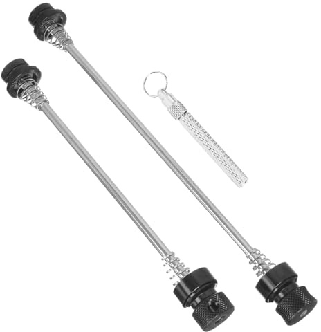POPETPOP Diebstahlsicherer Fahrrad Schnellspanner für Mountainbike Rennrad Vorderrad Hinterrad Radverriegelung