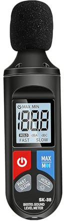 Schallpegelmessgerät, Schallpegelmesser, 30 bis 130 dB, Schallpegel-Tester, für Akustik, Haus, Büro, Autobahn, Fabrik, Nachbarschaft, Auto, Instrument