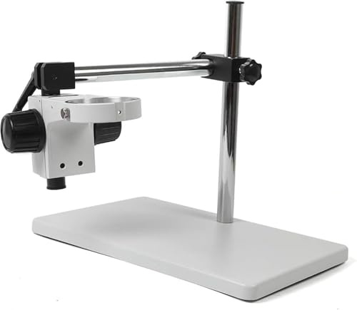 Heavy-Duty Microscope Arm Bracket with Steel Boom Stand for Lab and Industrial Use - Adjustable and Durable Precision Support