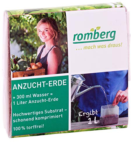 Romberg 10091200 Feinste POP UP Anzuchterde (1 Liter-Packung)