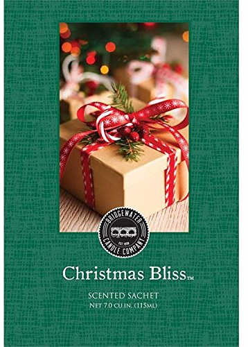 Duftsäckchen „Christmas Bliss“ – würziger Weihnachtsduft mit Zimt, Nelke & Karamell – Warmer Raumduft 17×11,5×1 cm, 30 g – ideales Mitbringsel für Advent, Weihnachten & Wichteln