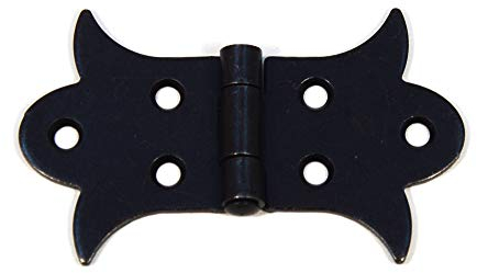 4 Stücke 87x50 mm Flaches Scharnier Tür Alte Beschläge im restaurierungsshop Möbel Antik Veraltete Schabby Vintage Möbelband